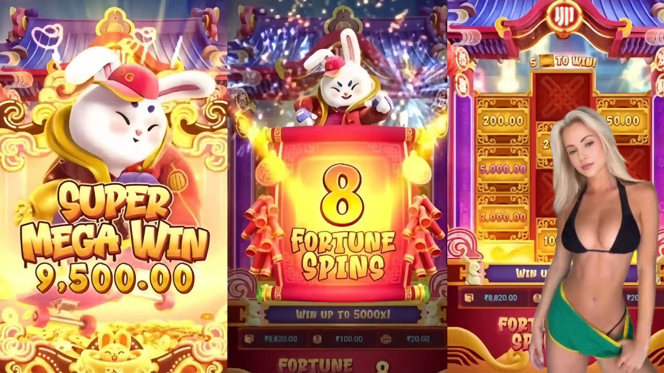 Wild Expansivo Fortune Rabbit 399w - Coelho Dourado que Expande